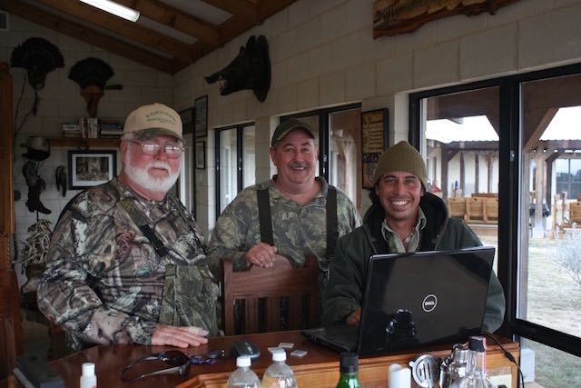 Turkey Hunters in the Lodge