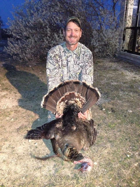 Turkey and Hunter at El Rancho Arenosa in South Texas