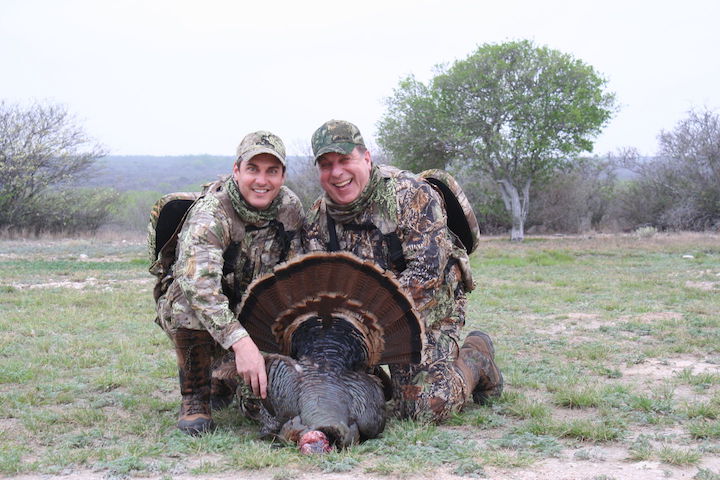 Two Turkey Hunters at El Rancho Arenosa in South Texas